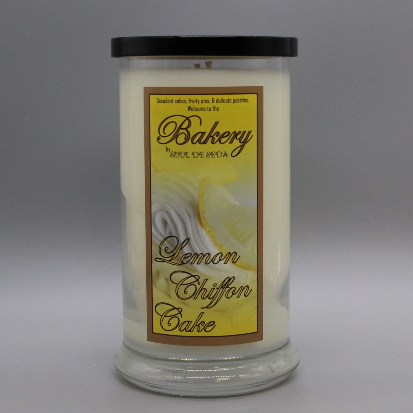 Soul De Seda Soy Candle 20oz Bakery Lemon Chiffon Cake