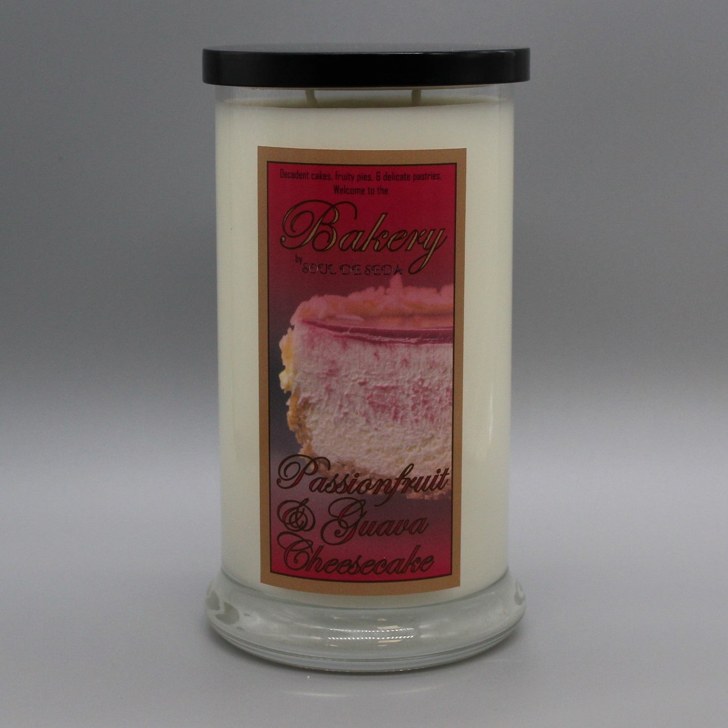 Soul De Seda Soy Candle 20oz Bakery Passionfruit Guava Cheesecake