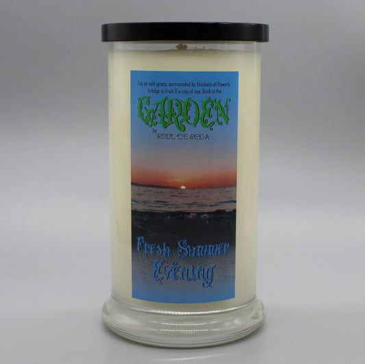 Soul De Seda Soy Candle 20oz Garden Fresh Summer Evening