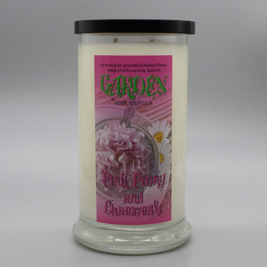 Soul De Seda Soy Candle 20oz Garden Pink Peony & Chamomile